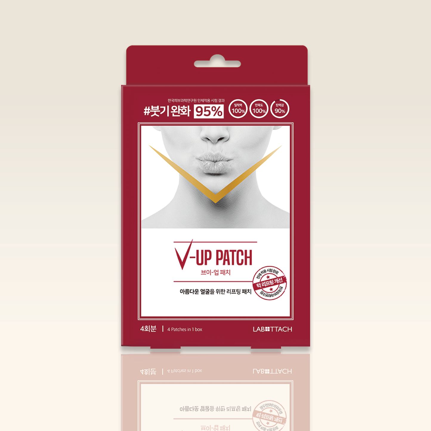 LABOTTACH V-line Contouring  Hydrogel Mask  for Chin, 6 Masks