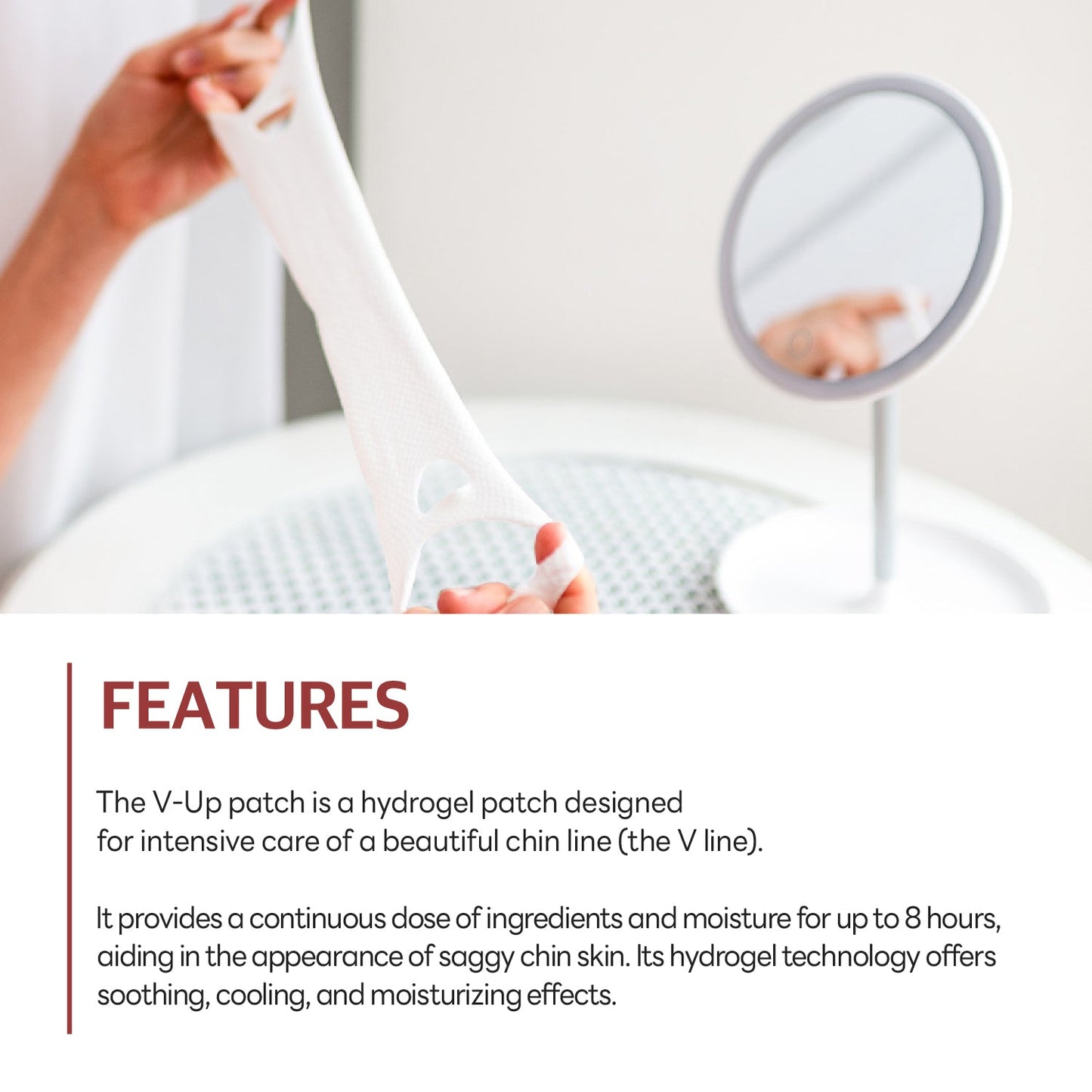 Labottach 4pcs V Line mask Patches, Double Chin Shaping, Face lifting straps band for sleeping for 8hours, Double chin reducer Strap Slimming with Green Tea, Ceramide, Olive, Jojoba, Hyaluronic Acid - Laboflex - 8809409182360