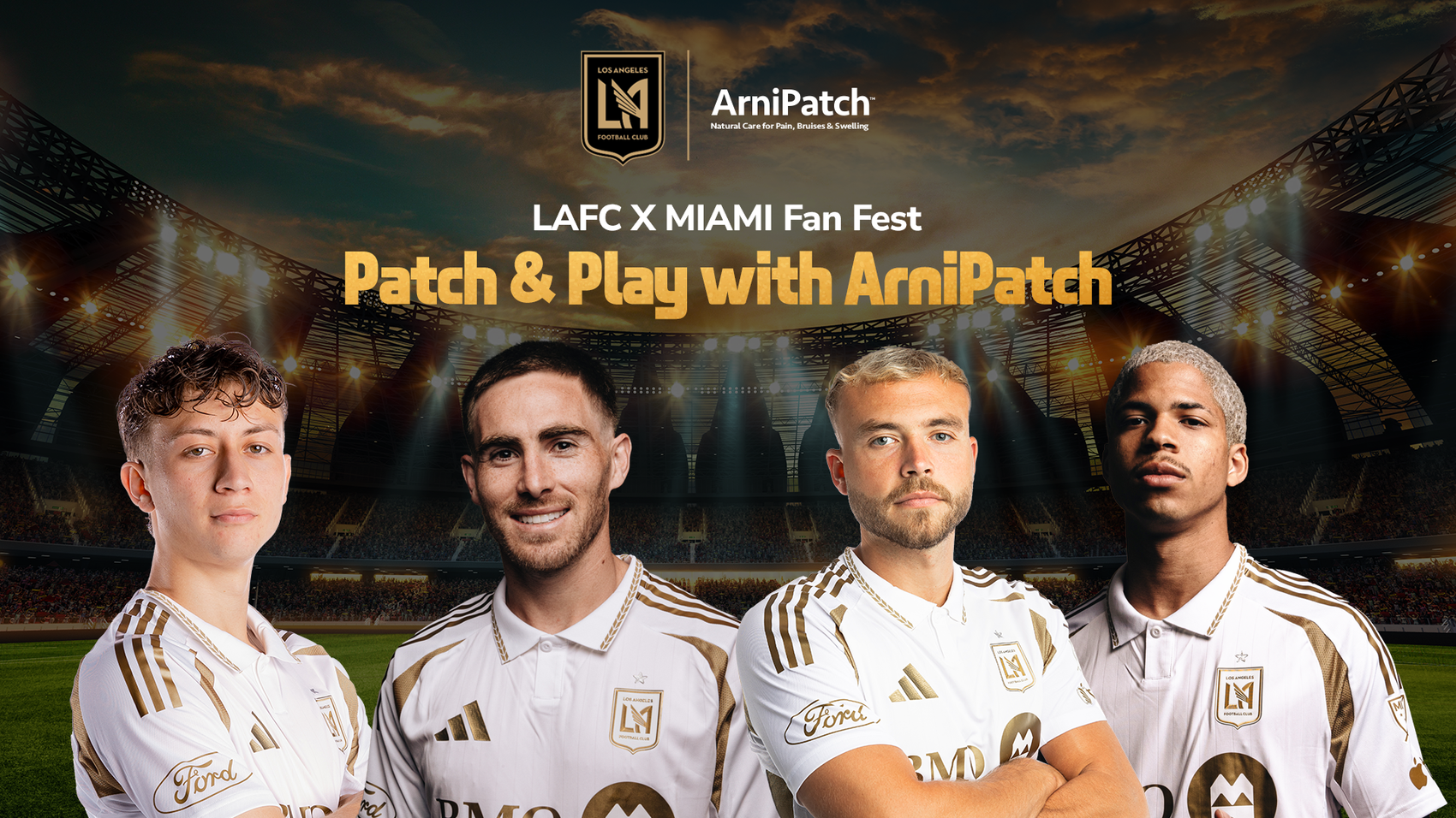 Leading Natural Sports Patch Manufacturer, ArniPatch™, Announces Partnership with Major League Soccer's Los Angeles Football Club (LAFC)