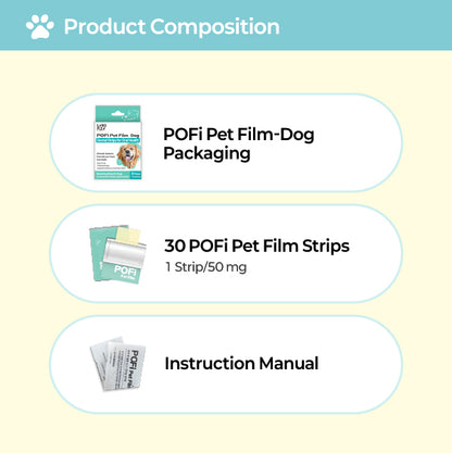 LABOTTACH Pofi Pet Oral Health Dental Strip for Dogs