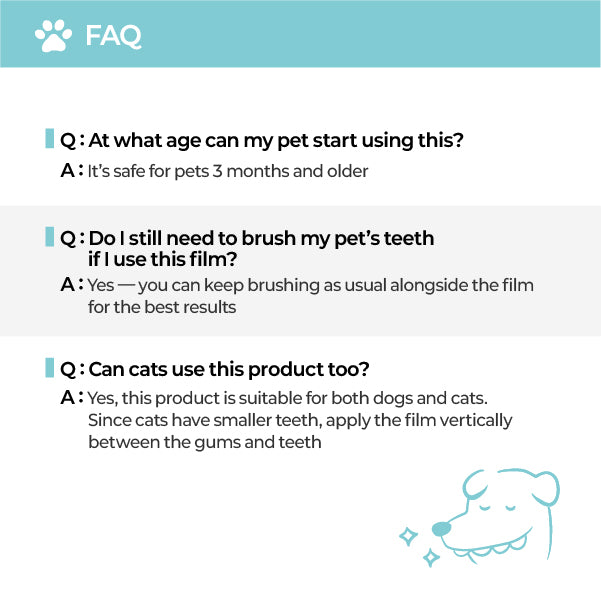 LABOTTACH Pofi Pet Oral Health Dental Strip for Dogs