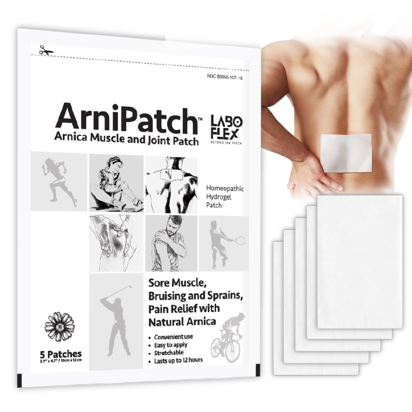 ArniPatch™ Natural Care for Pain, Bruises & Swelling (Renewed Version)
