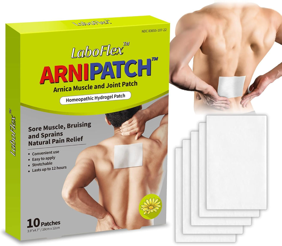 LaboFlex ArniPatch™ Arnica Hydrogel Pain Relief Patches (Original Version)