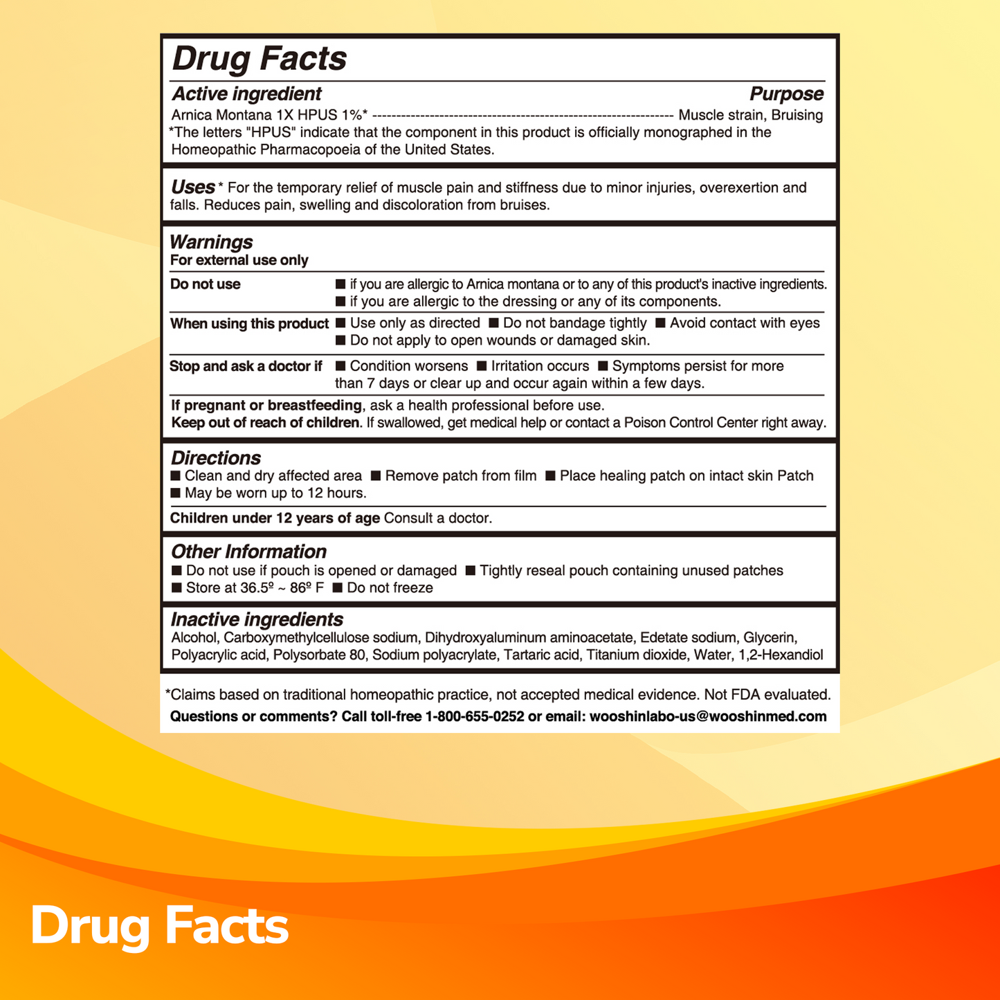 ArniPatch™ Natural Care for Pain, Bruises & Swelling (Renewed Version)