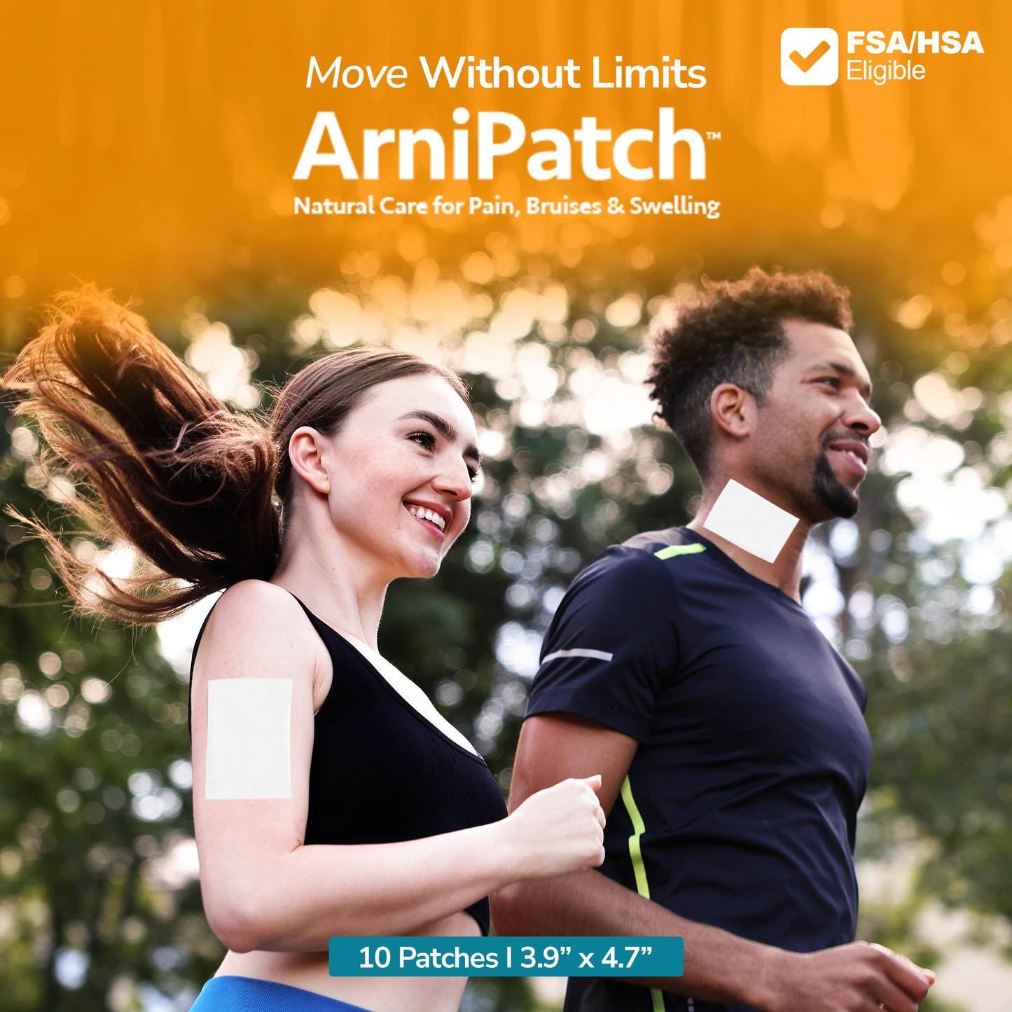 LaboFlex ArniPatch™ Arnica Hydrogel Pain Relief Patches (Renewed Version)