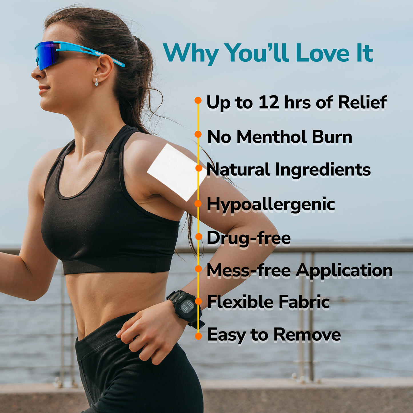 LaboFlex ArniPatch™ Arnica Hydrogel Pain Relief Patches (Renewed Version)