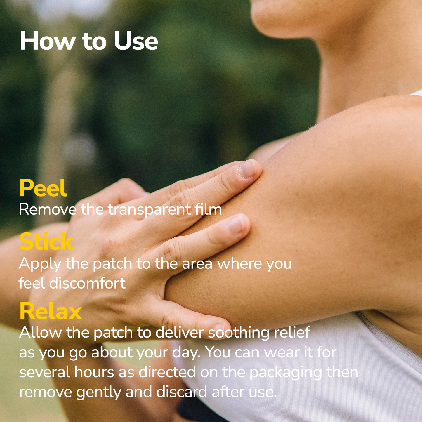 LaboFlex ArniPatch™ Arnica Hydrogel Pain Relief Patches (Renewed Version)