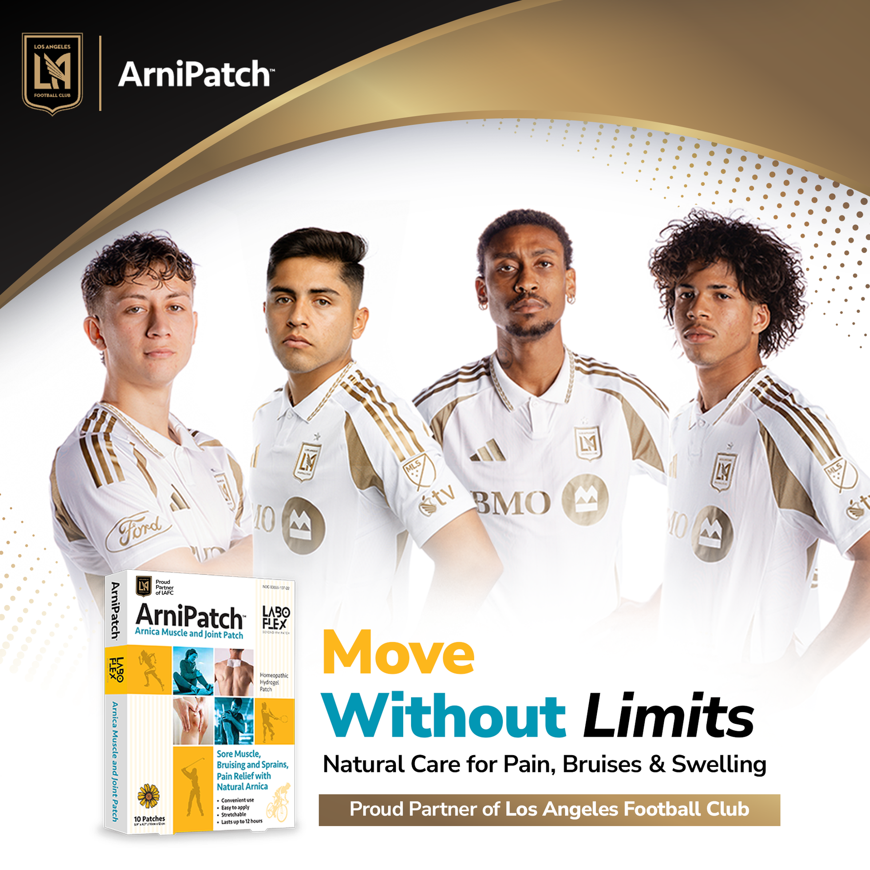 LaboFlex ArniPatch™ Arnica Hydrogel Pain Relief Patches (Renewed Version)