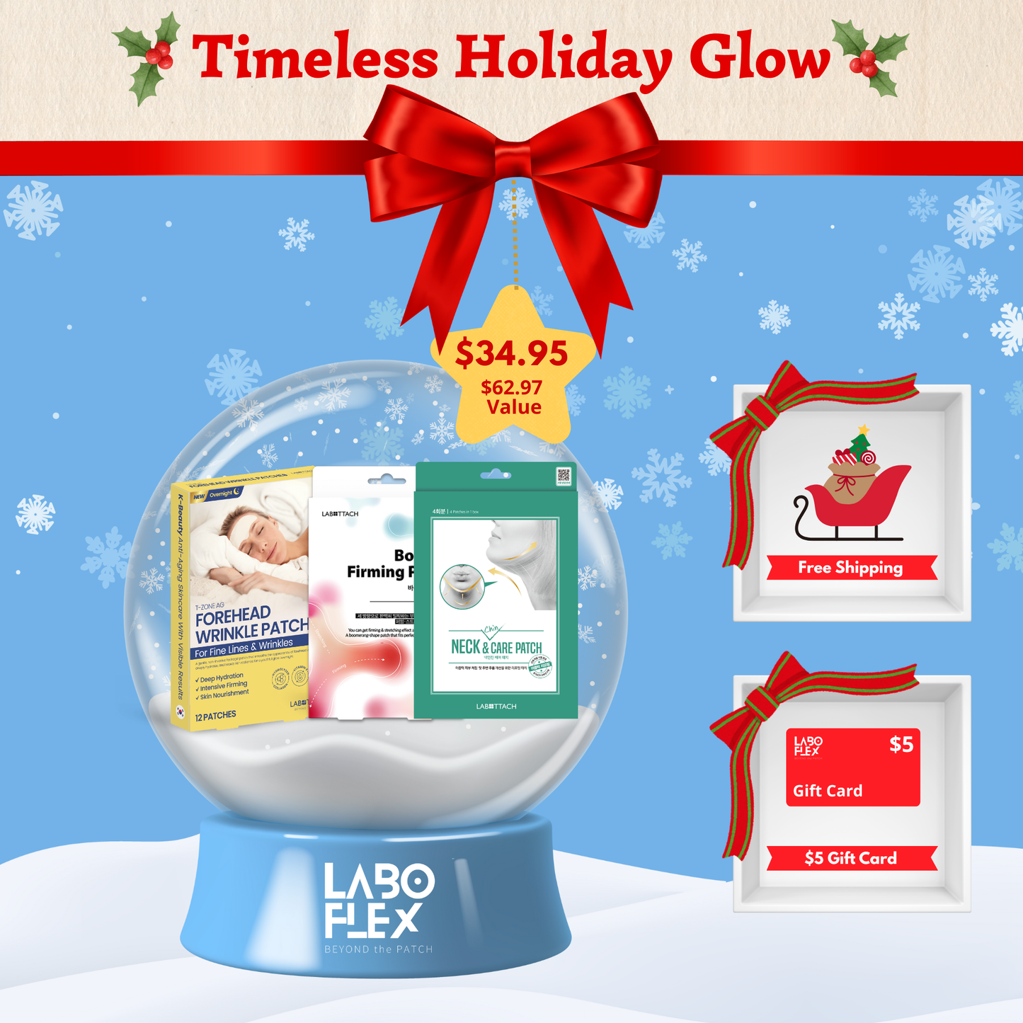 Timeless Holiday Glow Bundle + $5 Gift Card