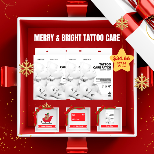 Merry & Bright Tattoo Care Bundle + $5 Gift Card + Free Gift