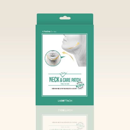 LABOTTACH Neck & V-line Contouring Hydrogel Mask for Chin, 4 Masks