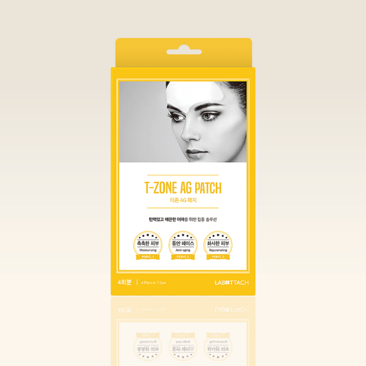 LABOTTACH Anti-Aging Collagen AG Hydrogel Patch for T-zone & Chest, 4 Patches
