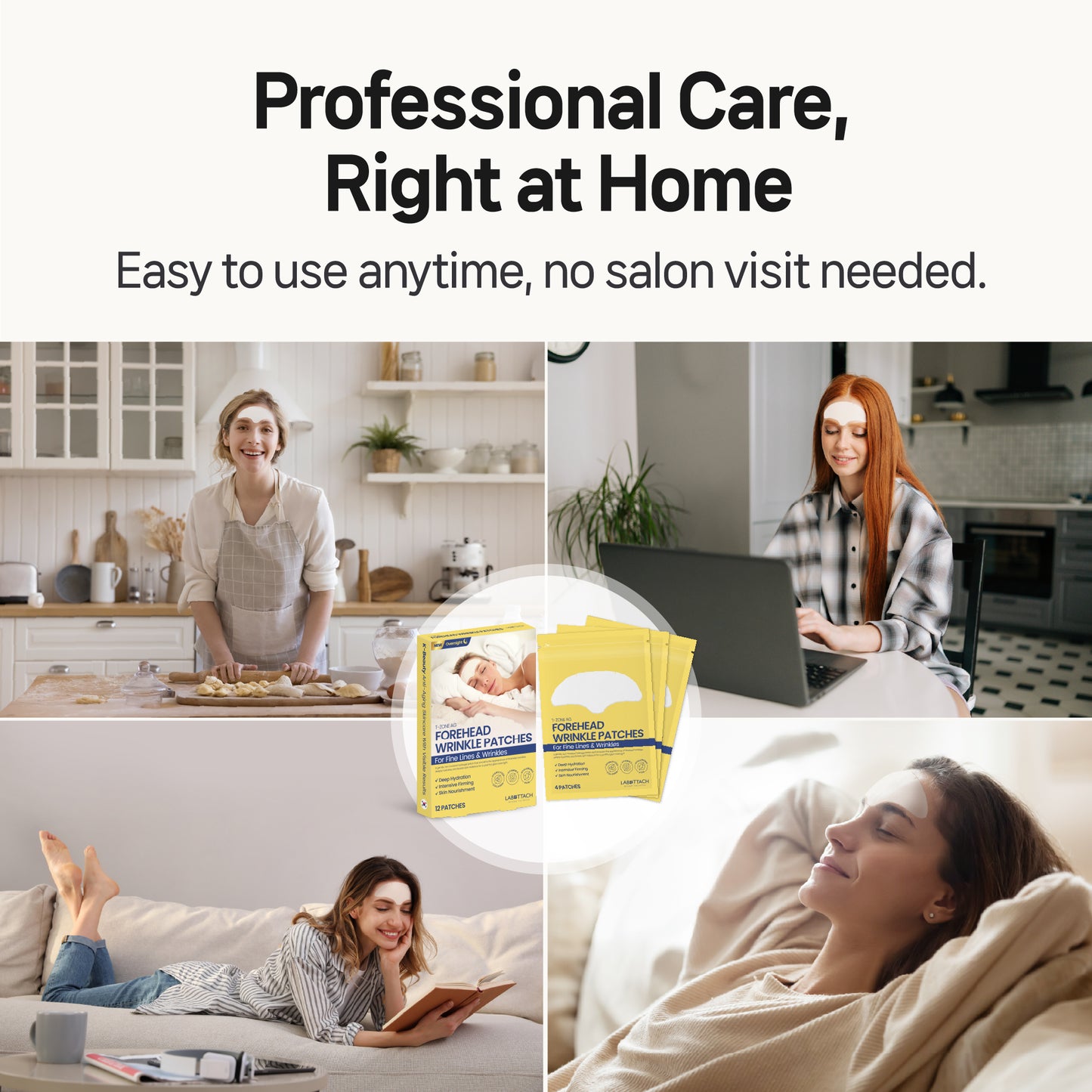 T-Zone AG Forehead Wrinkle Patches - 12 Patches