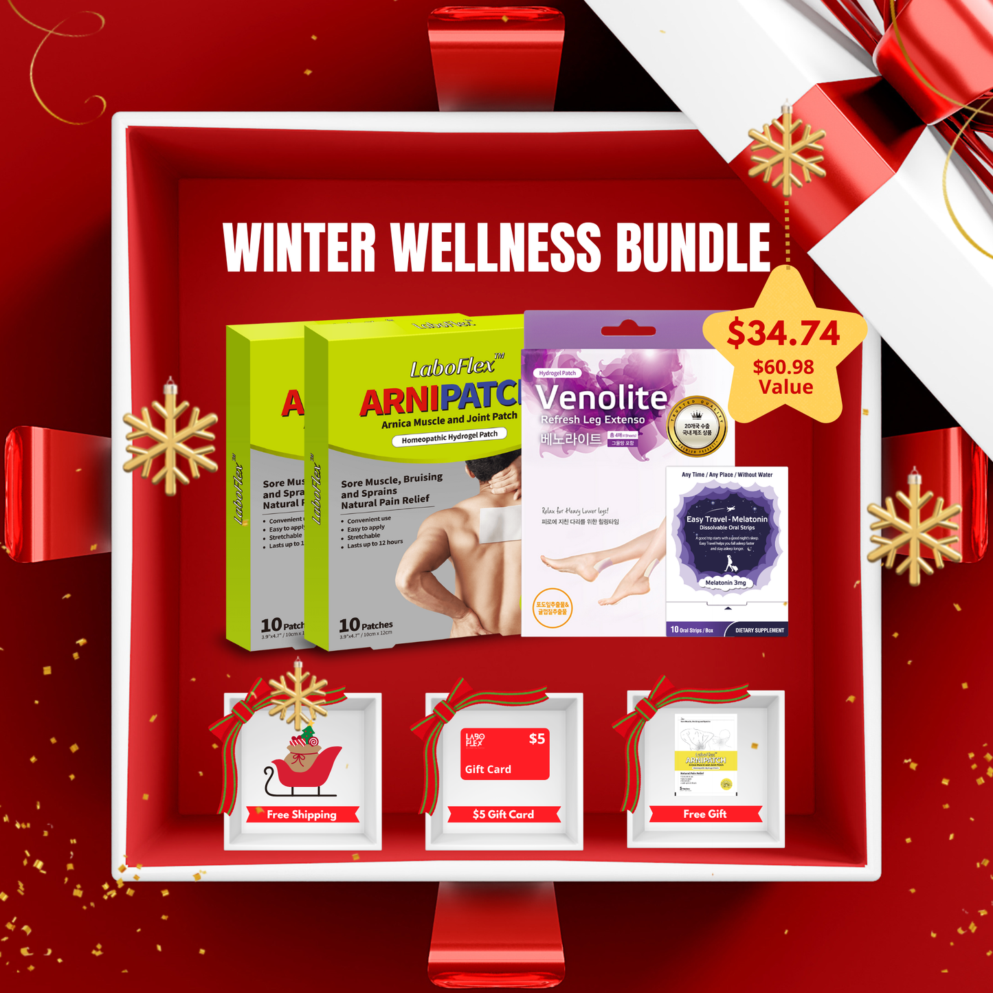 Winter Wellness Bundle + $5 Gift Card + Free Gift