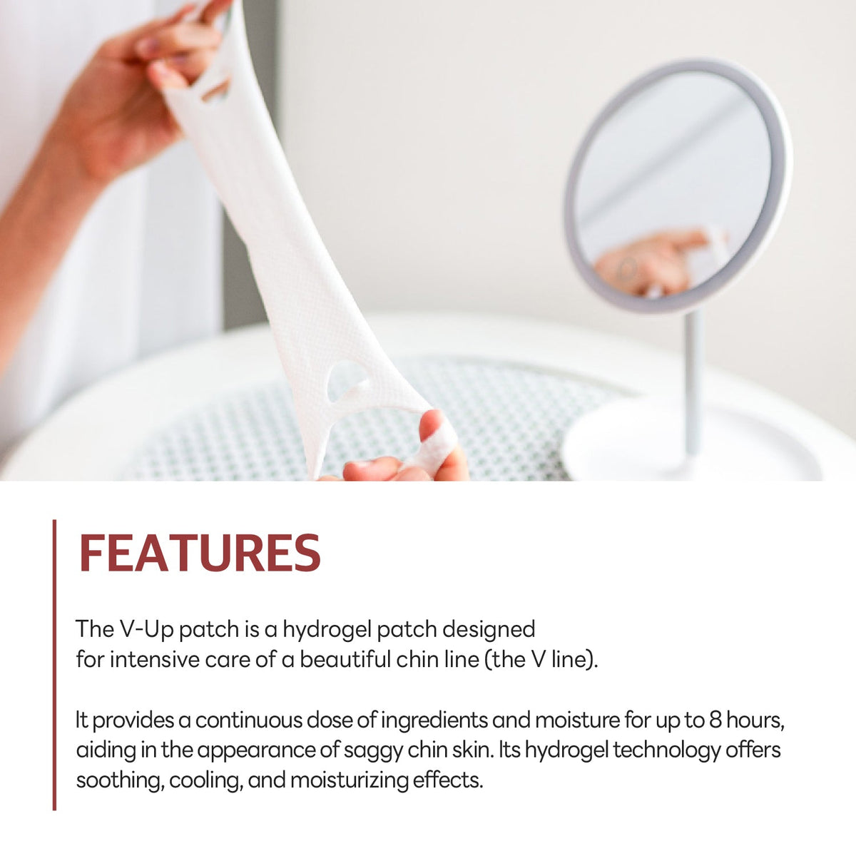 Labottach 4pcs V Line mask Patches, Double Chin Shaping, Face lifting straps band for sleeping for 8hours, Double chin reducer Strap Slimming with Green Tea, Ceramide, Olive, Jojoba, Hyaluronic Acid - Laboflex - 8809409182360