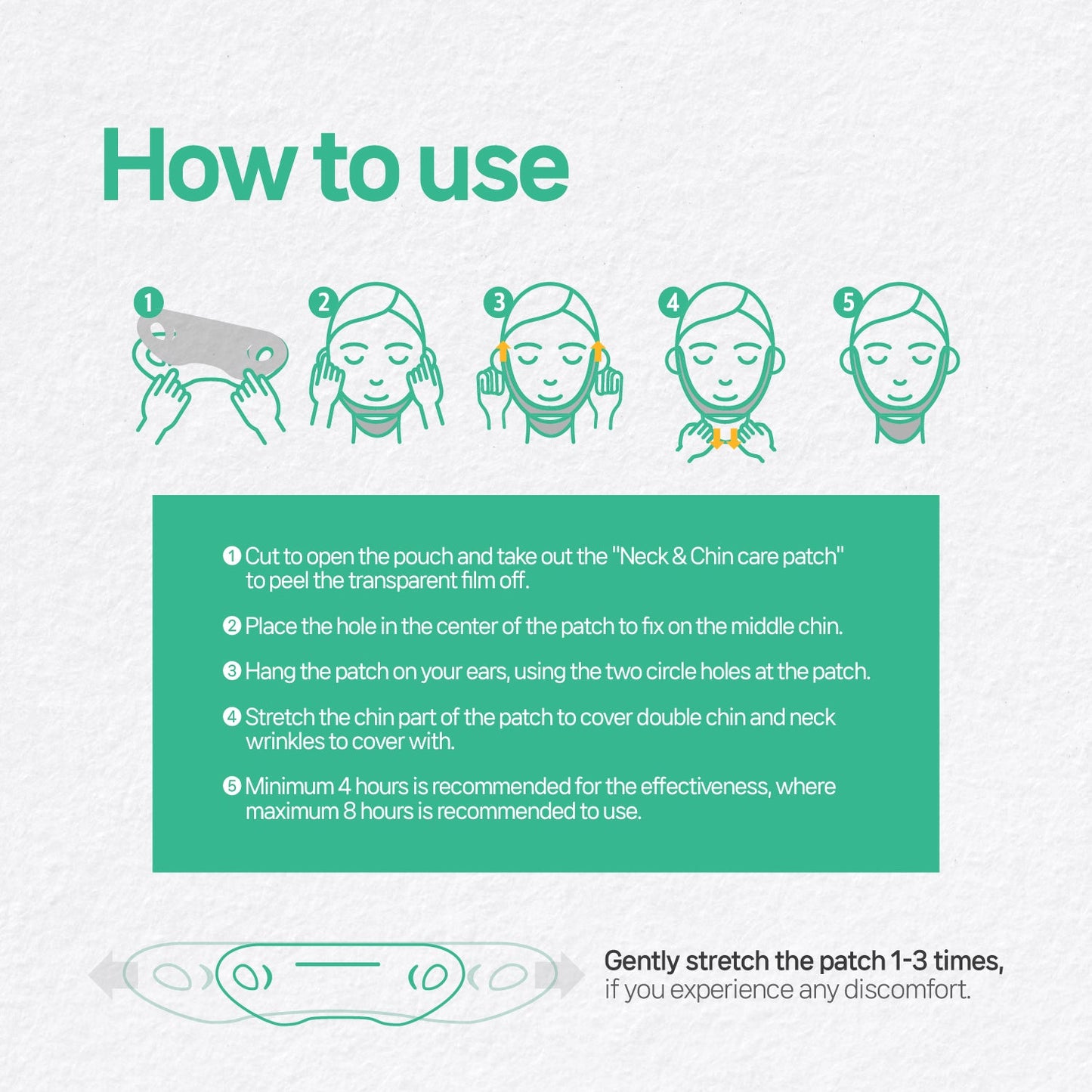 Neck & Chin Care Patch - Laboflex - NECK-CHIN